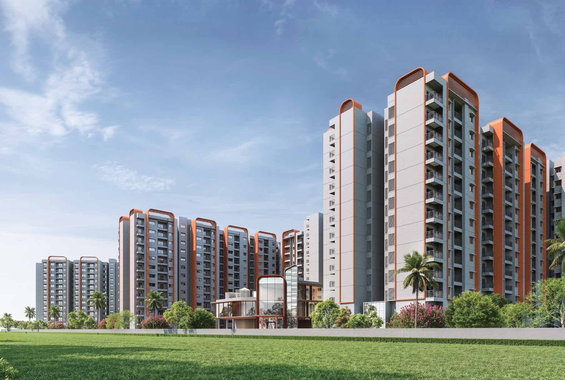 TVS Emerald Altura residential towers, artist&rsquo;s impression